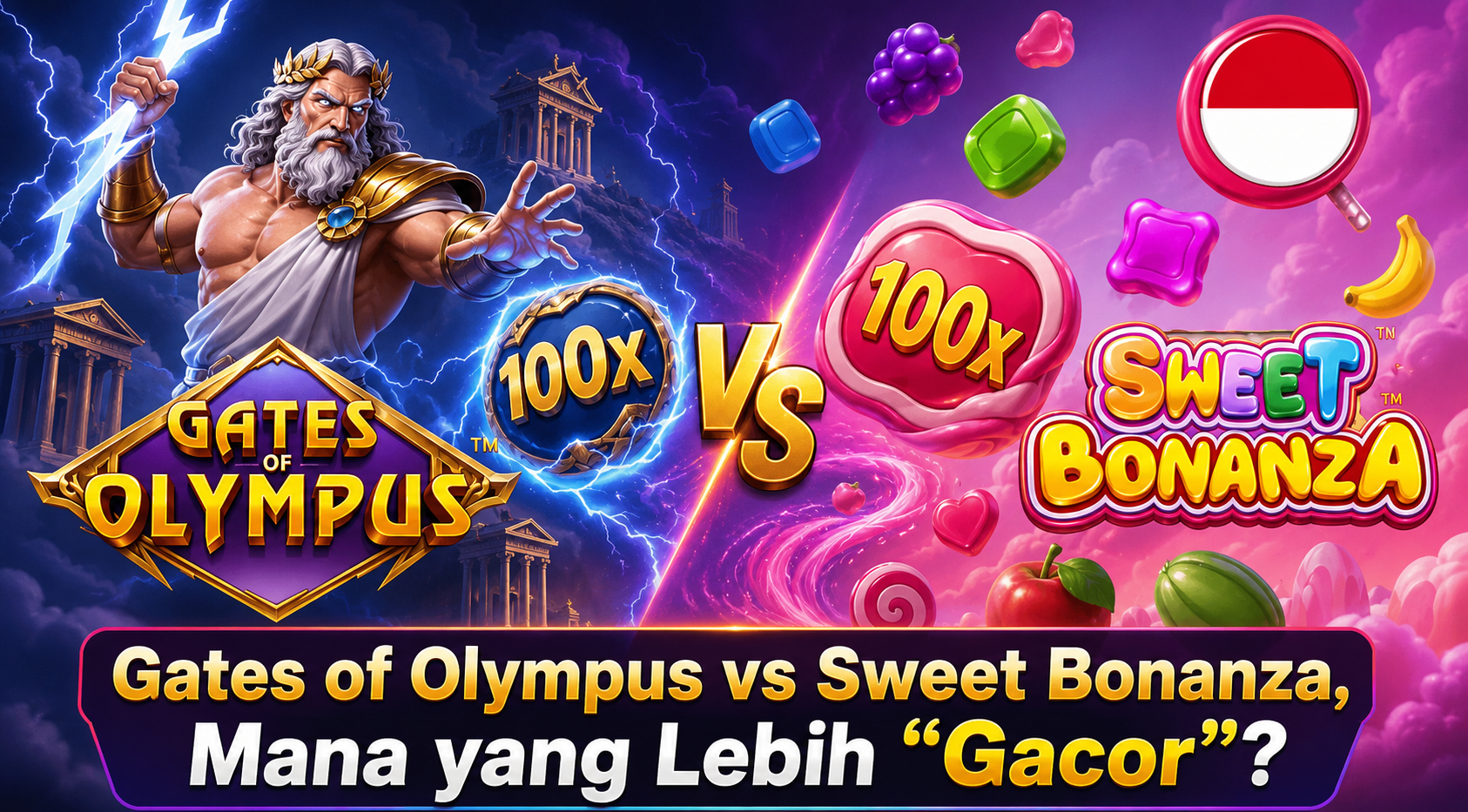 Gates of Olympus vs Sweet Bonanza: Mana yang Lebih Gacor?